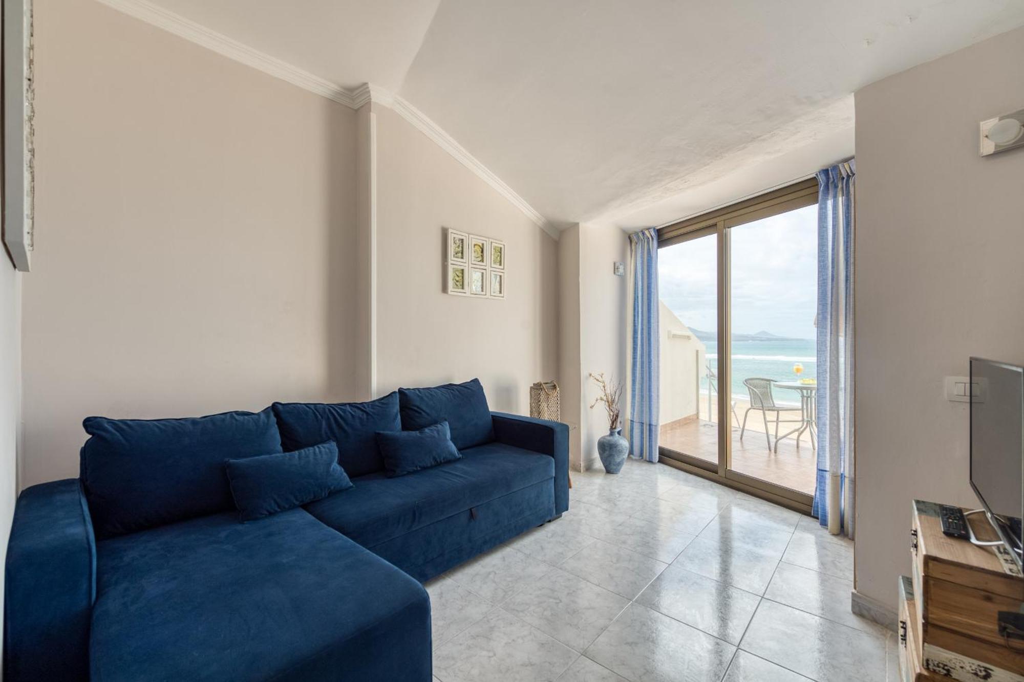 Beachfront Home Las Canteras - Sea Views Terrace لاس بالماس دي غران كاناريا المظهر الخارجي الصورة