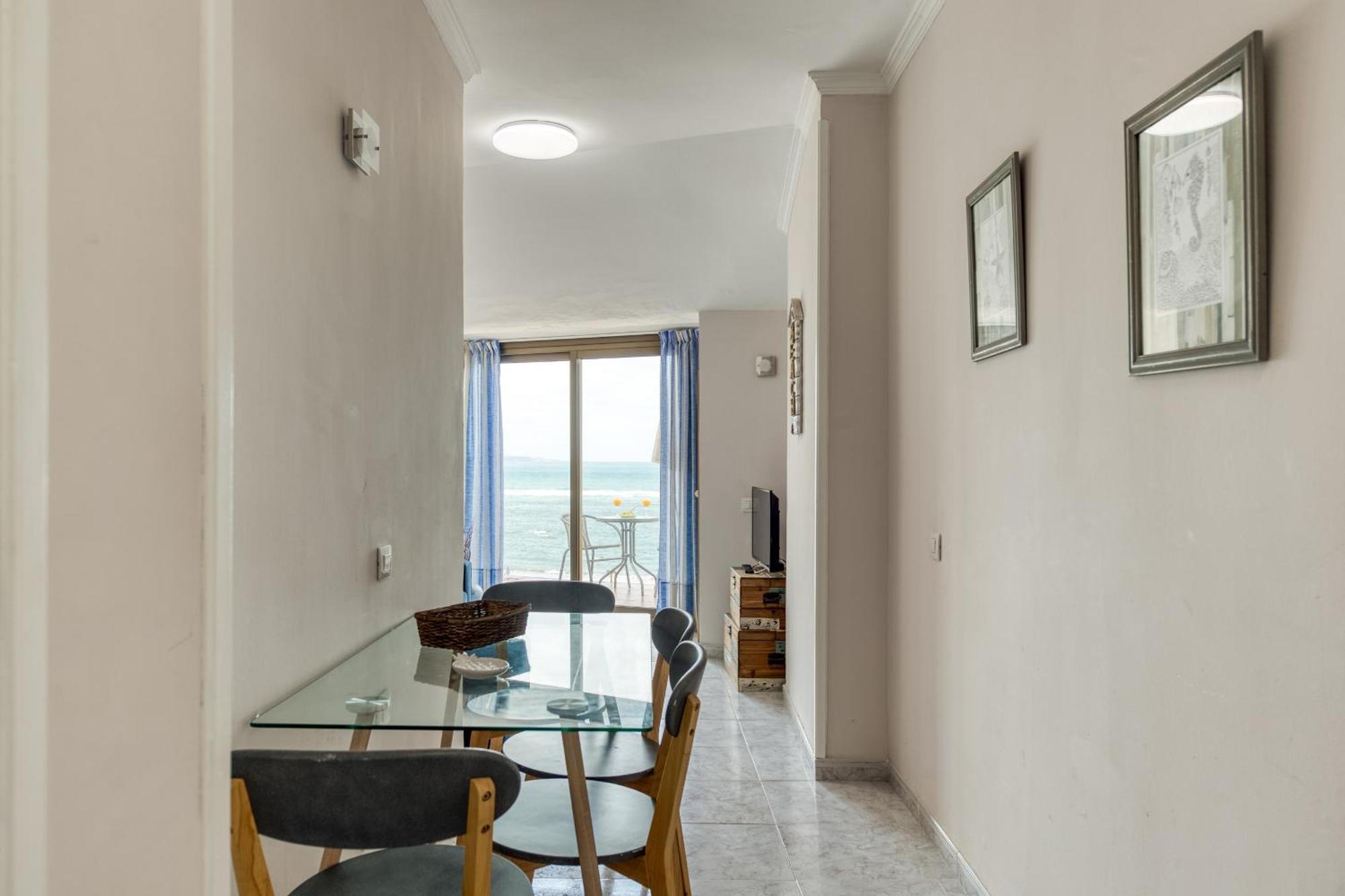 Beachfront Home Las Canteras - Sea Views Terrace لاس بالماس دي غران كاناريا المظهر الخارجي الصورة