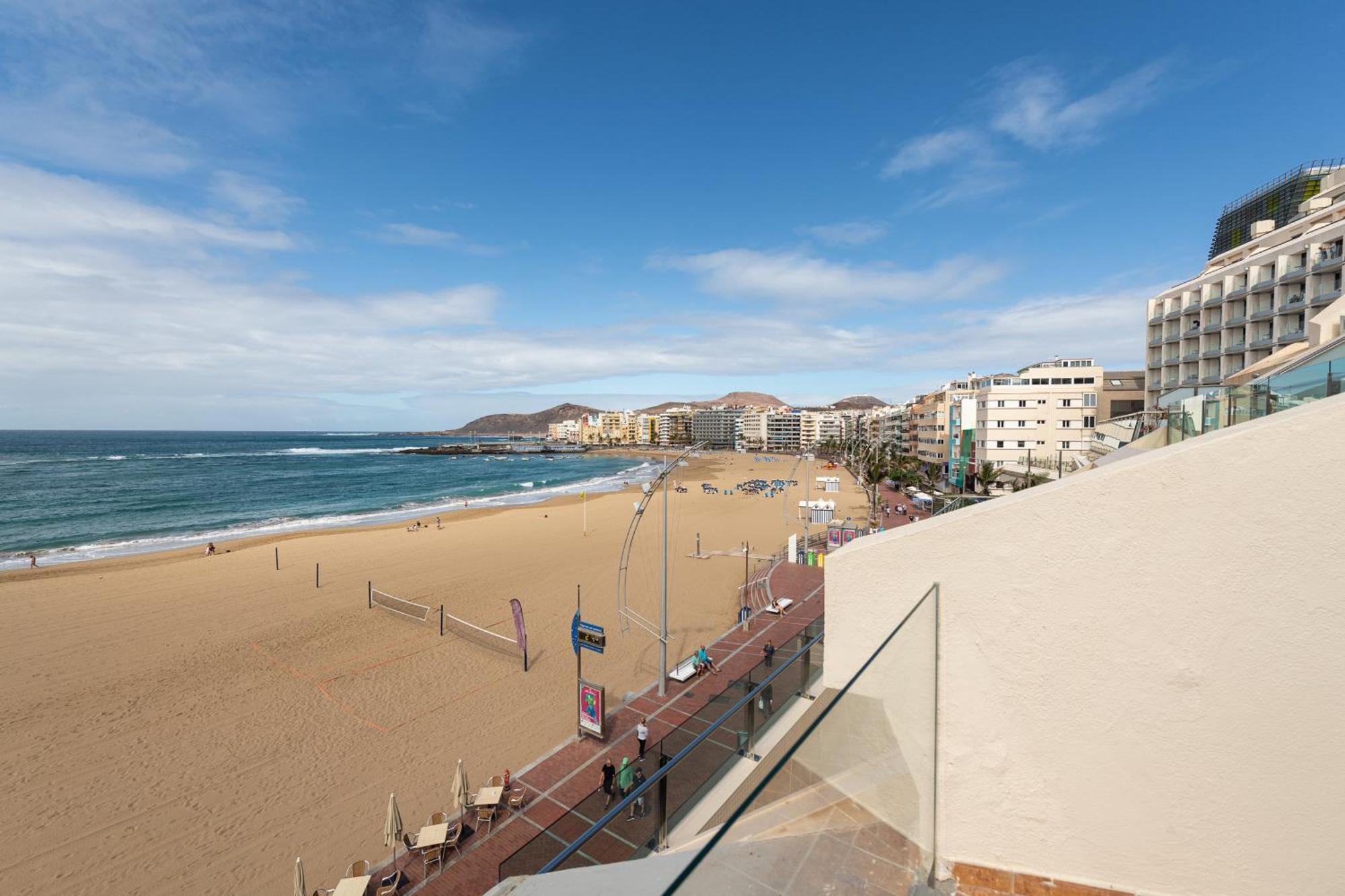 Beachfront Home Las Canteras - Sea Views Terrace لاس بالماس دي غران كاناريا المظهر الخارجي الصورة