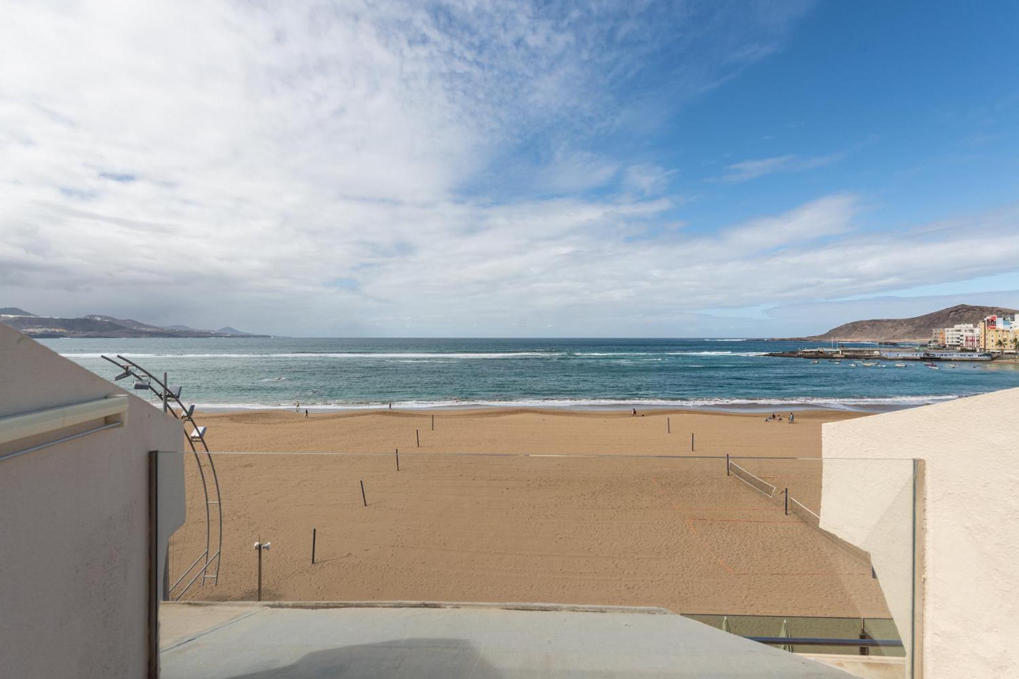 Beachfront Home Las Canteras - Sea Views Terrace لاس بالماس دي غران كاناريا المظهر الخارجي الصورة
