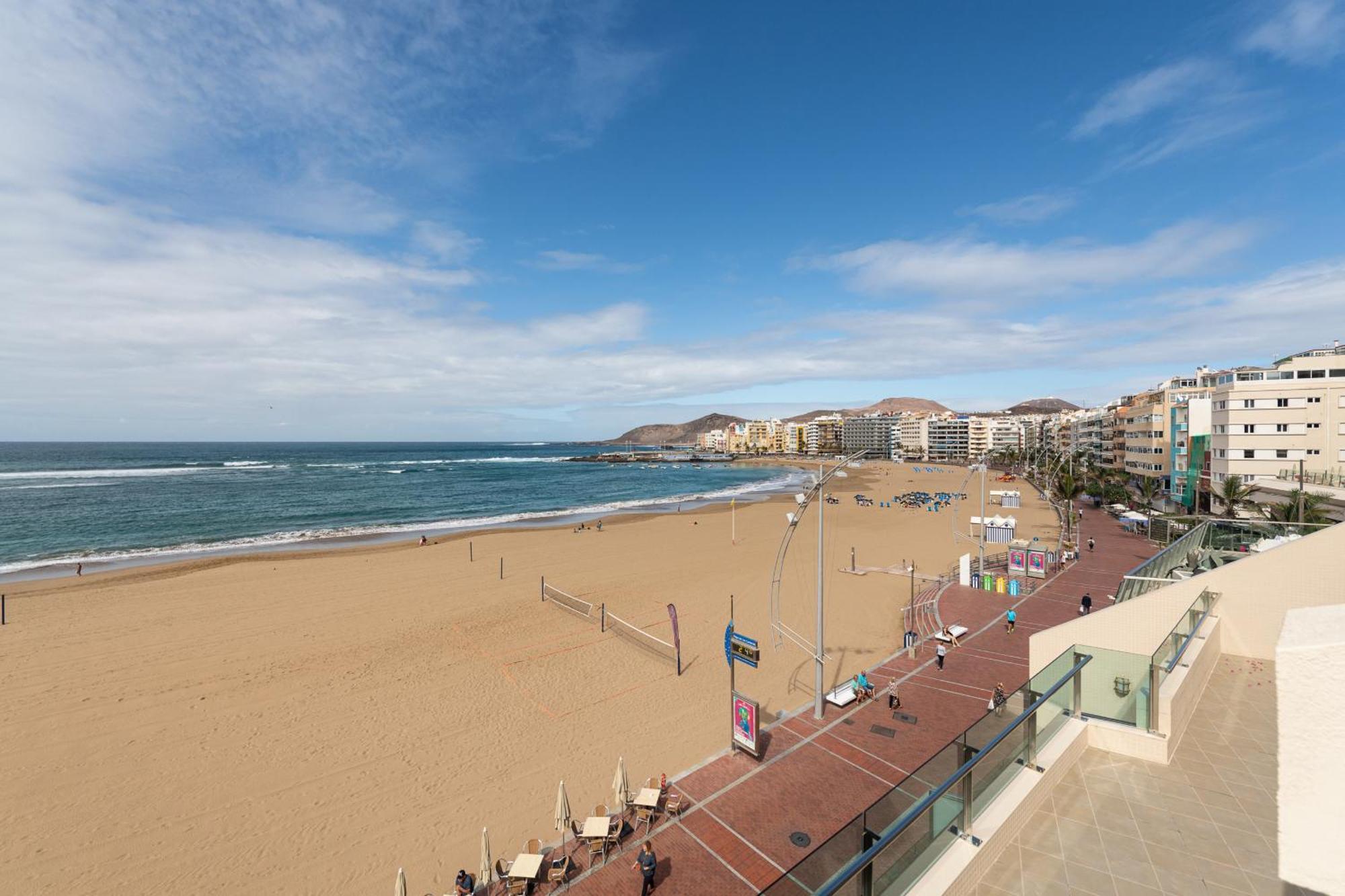 Beachfront Home Las Canteras - Sea Views Terrace لاس بالماس دي غران كاناريا المظهر الخارجي الصورة