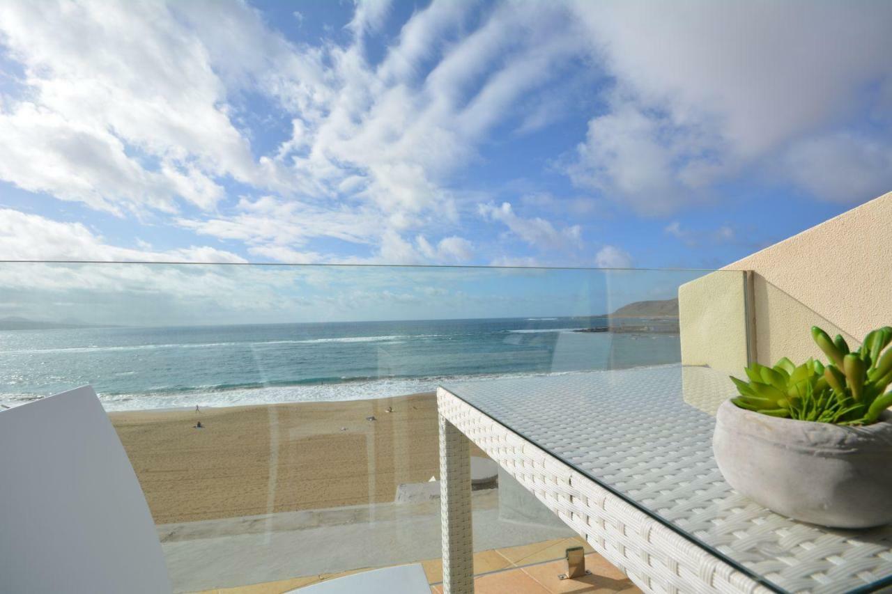 Beachfront Home Las Canteras - Sea Views Terrace لاس بالماس دي غران كاناريا المظهر الخارجي الصورة