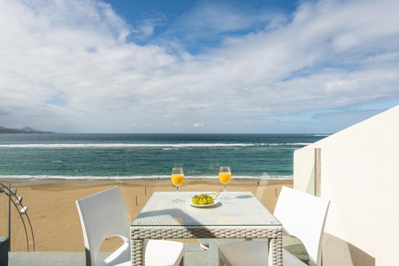 Beachfront Home Las Canteras - Sea Views Terrace لاس بالماس دي غران كاناريا المظهر الخارجي الصورة