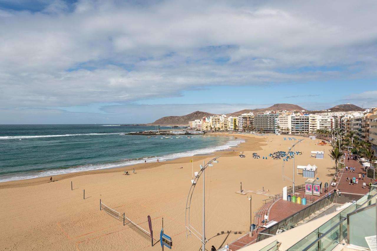 Beachfront Home Las Canteras - Sea Views Terrace لاس بالماس دي غران كاناريا المظهر الخارجي الصورة