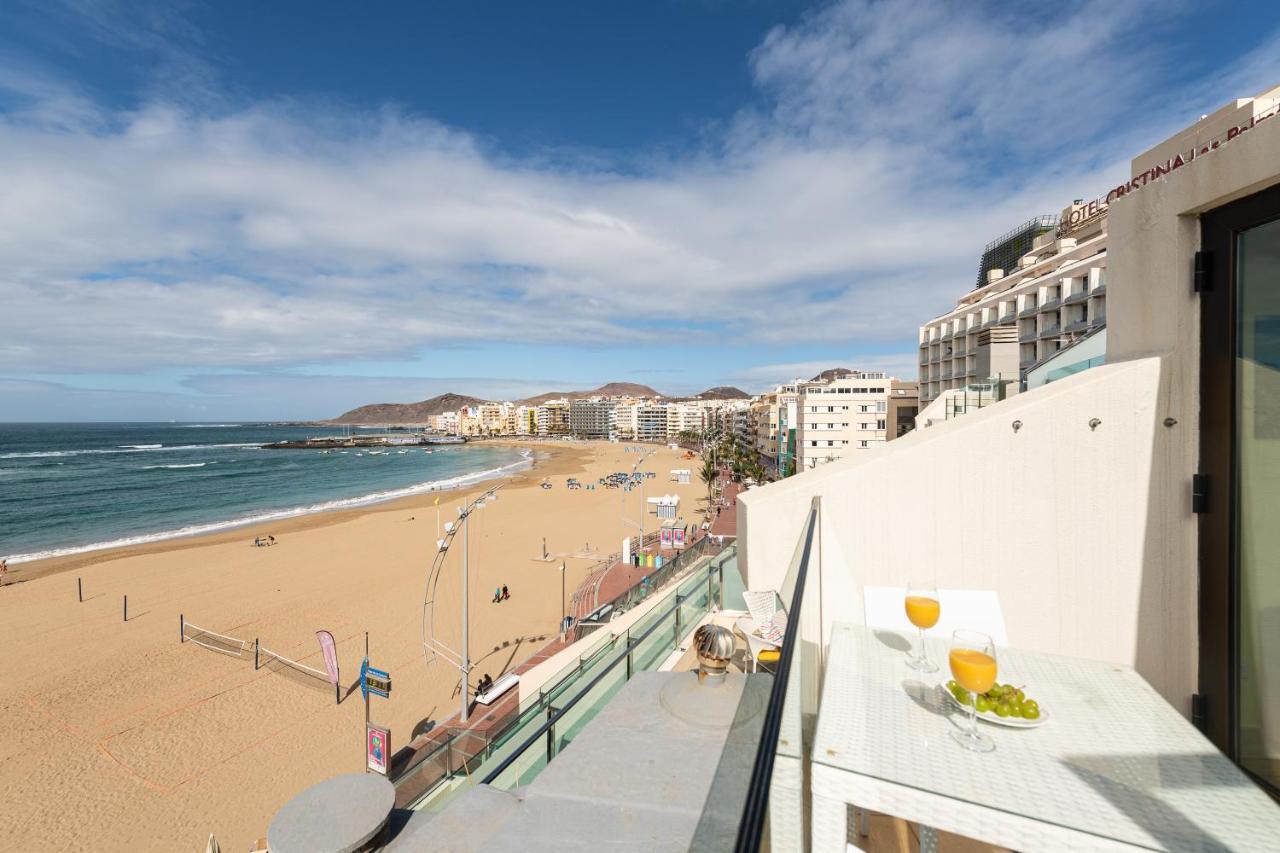 Beachfront Home Las Canteras - Sea Views Terrace لاس بالماس دي غران كاناريا المظهر الخارجي الصورة