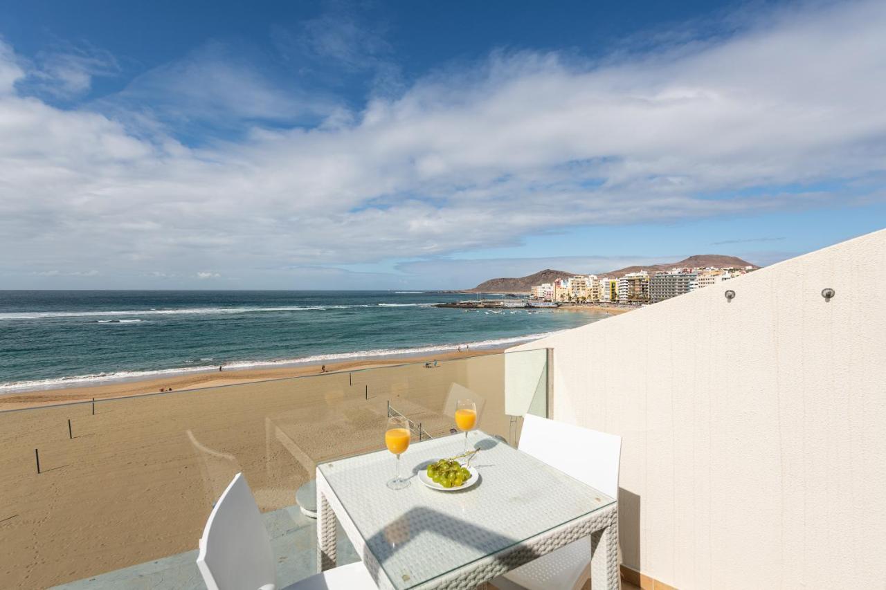 Beachfront Home Las Canteras - Sea Views Terrace لاس بالماس دي غران كاناريا المظهر الخارجي الصورة