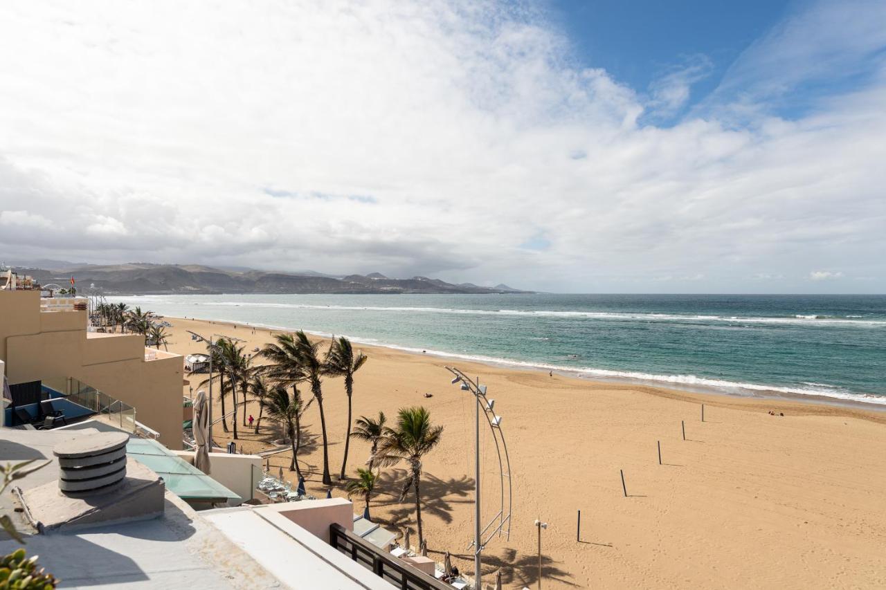 Beachfront Home Las Canteras - Sea Views Terrace لاس بالماس دي غران كاناريا المظهر الخارجي الصورة